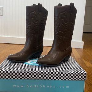 Woman’s cowboy boots